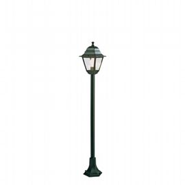 Lampada da esterno in alluminio pressofuso con diffusori in vetro trasparente - Altezza max 170mm nero - Samnite