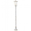 Lampada da esterno in alluminio pressofuso con diffusori in vetro trasparente biancooro - Samnite