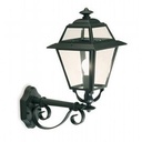 Lampada da esterno in alluminio pressofuso con diffusori in vetro trasparente grafite - Samnite