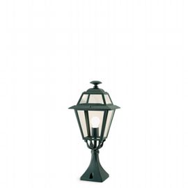 Lampada da esterno in alluminio pressofuso con diffusori in vetro trasparente grafite - Samnite