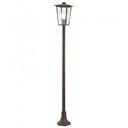 Lampada da esterno in alluminio pressofuso con diffusori in vetro trasparente ruggine - Samnite