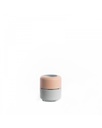 Lampada da tavolo Idra in metallo rosa e grigio STS - Samnite