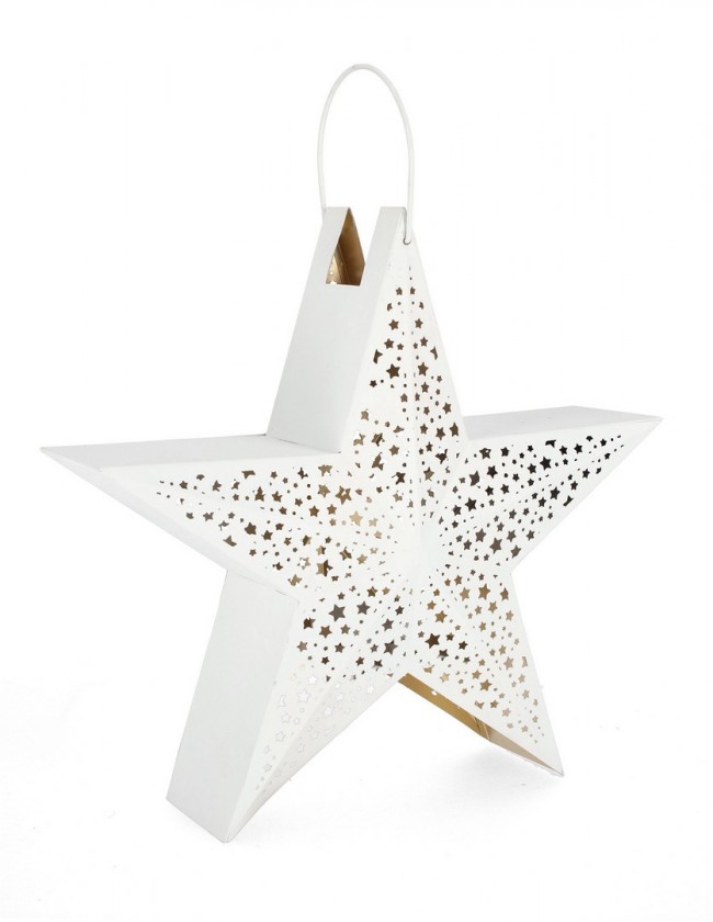 Lanterna Astrelle Bianco L - Samnite