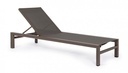 Lettino Skipper New C-Ruote Coffee Yk14 -  - Samnite