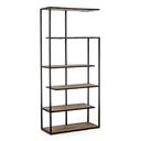 Libreria 5 piani in metallo stile industriale - Samnite