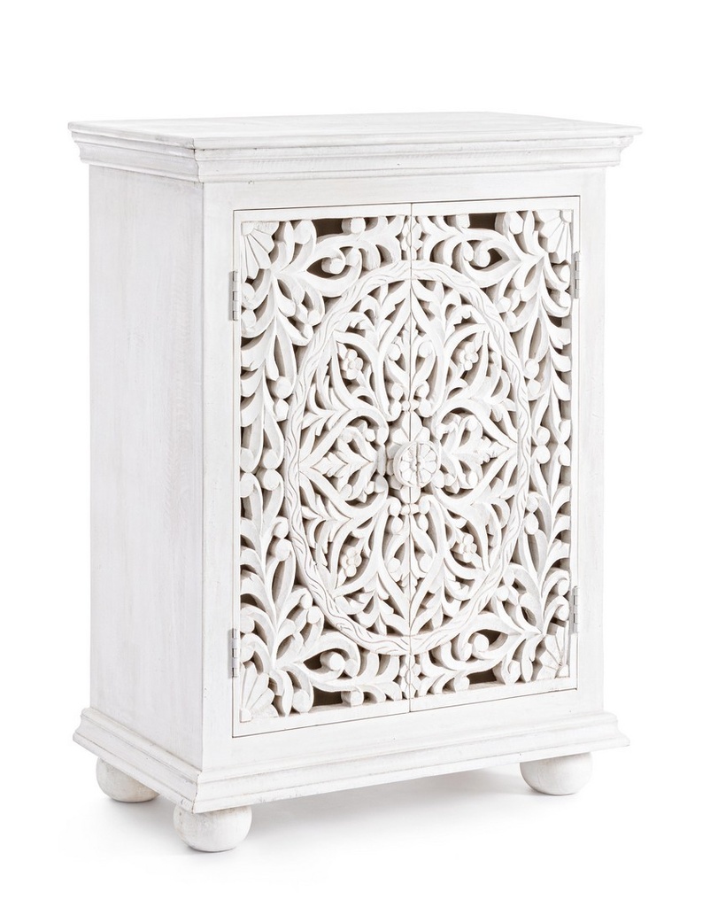 Mobile credenza 2 ante legno bianco Alinta - Samnite