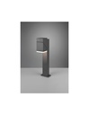 Palo Basso Led Orientabile Avon Alluminio Antracite IP54 Trio Lighting - Samnite