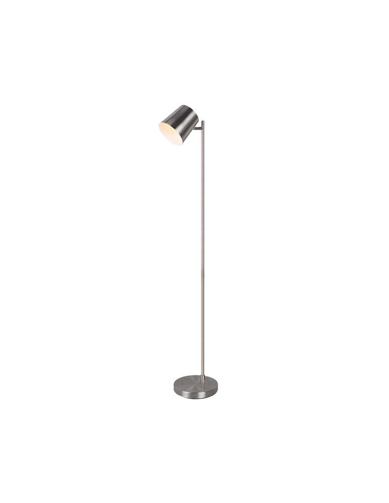 Piantana Led Touch Dimmerabile Blake H125 cm Nichel Trio Lighting - Samnite