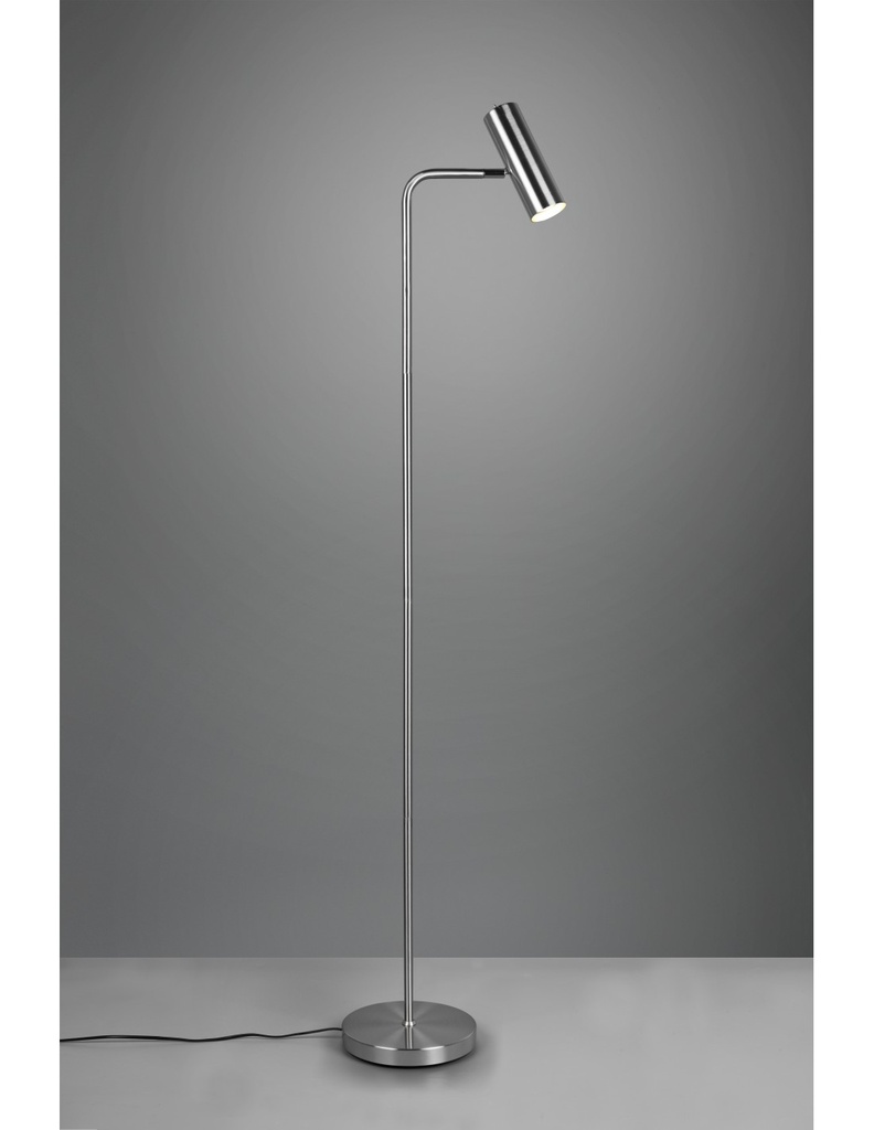 Piantana Marley Nichel Spot Cilindro H151 Trio Lighting - Samnite