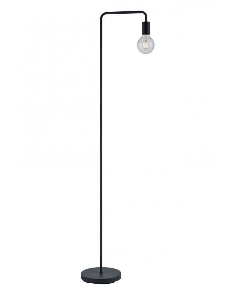 Piantana Minimal Diallo Nero H149 cm Portalampada E27 Trio Lighting - Samnite