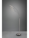 Piantana Reed 5 Archi Led Nichel Opaco H195 cm Trio Lighting - Samnite