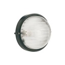 Plaf.Piccola E27  linea industriale tonda  nero - Samnite