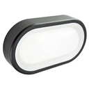 Plafoniera Ovale 9W Led 4000K  linea orion  grafite - Samnite