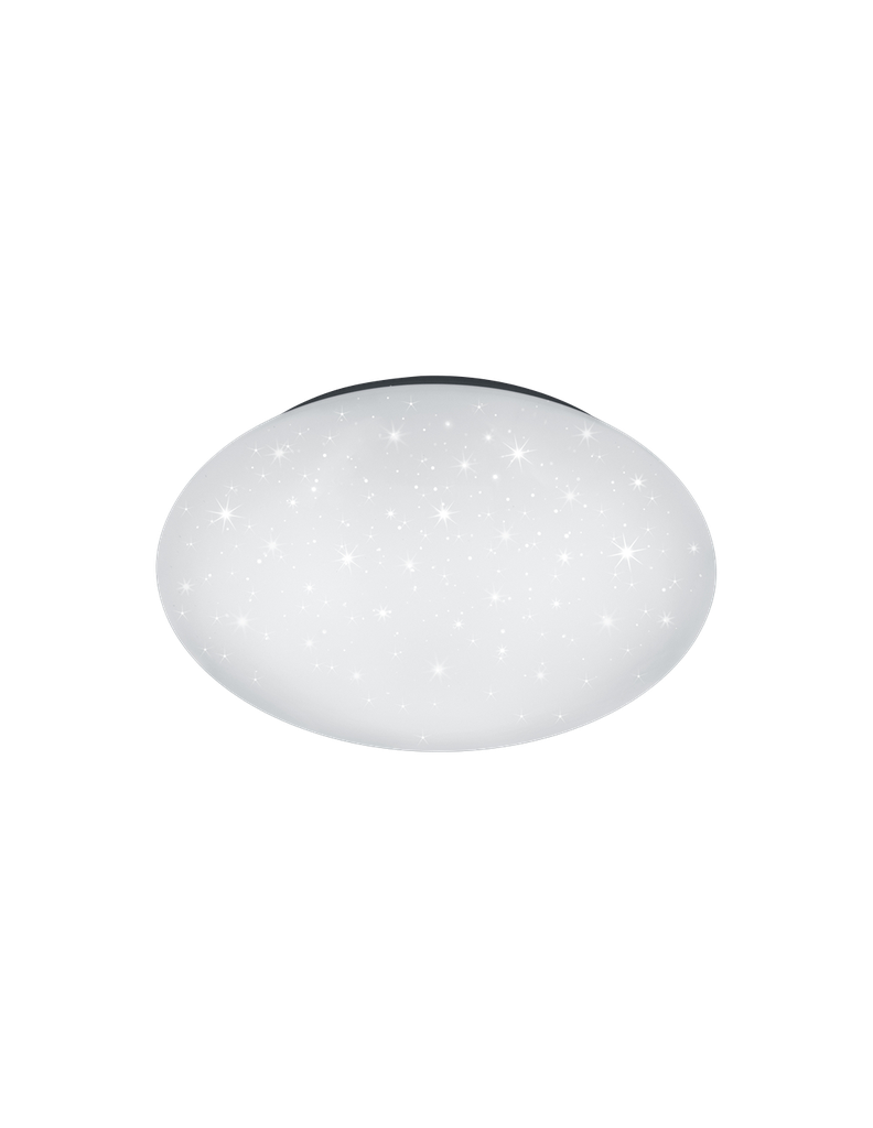 Plafoniera Rotonda Effetto Stelle Paolo Led 4000k Bianco IP44 Trio Lighting - Samnite