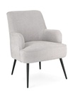 Poltrona Ernestine Grigio Chiaro - Samnite