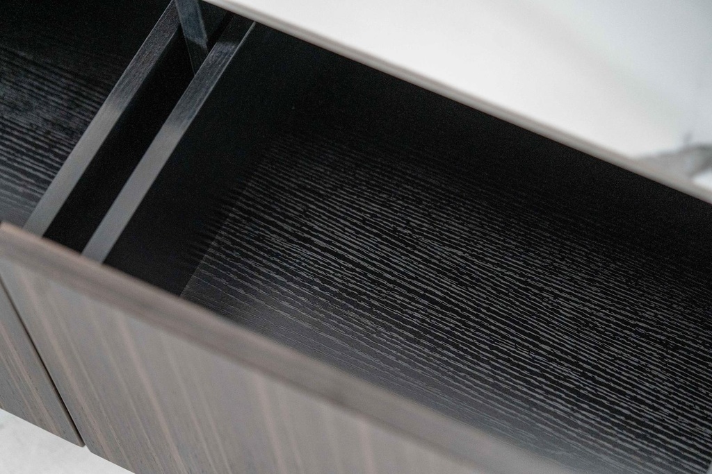 Porta TV nero-ebano 400 cm x 1800 cm H. 450 cm - Samnite