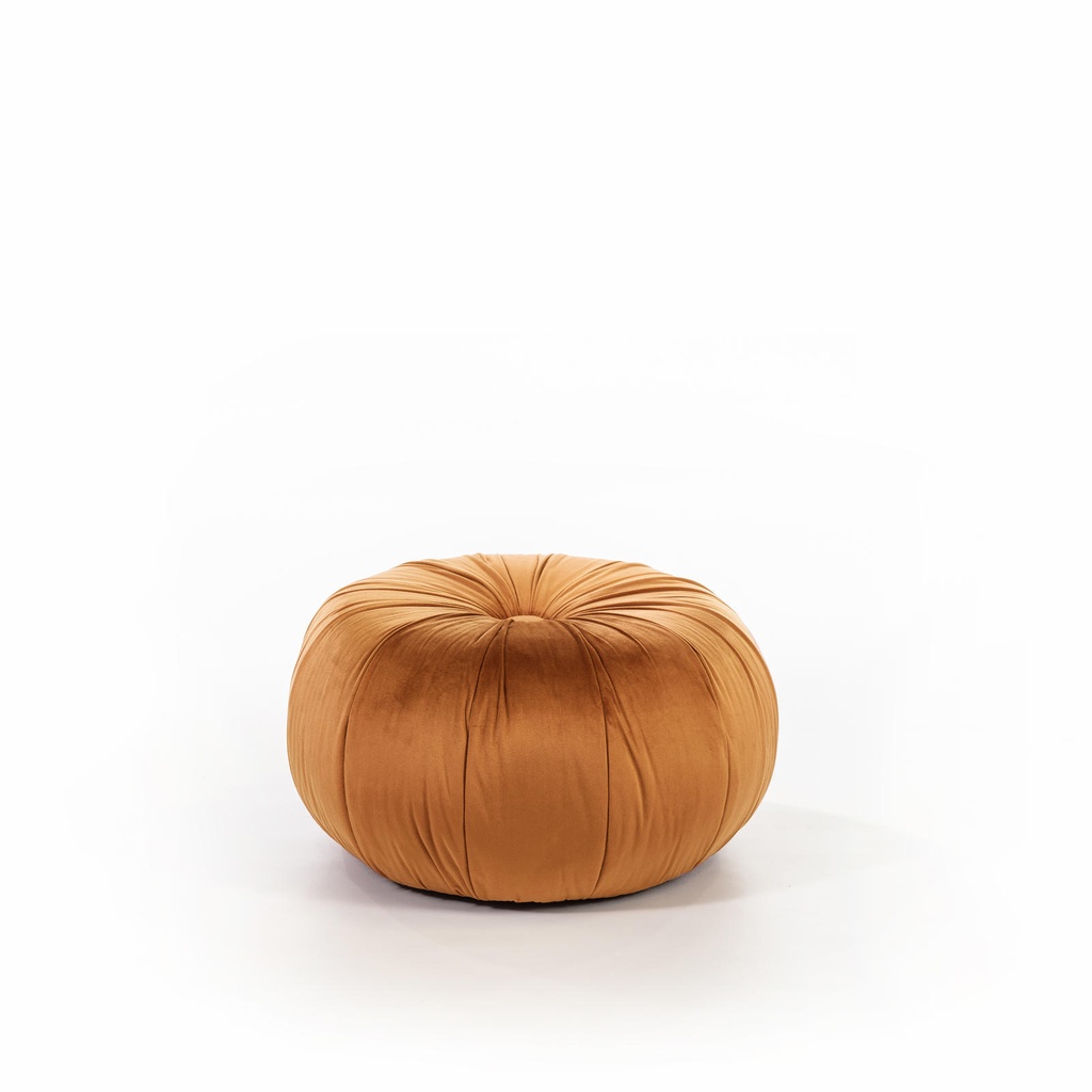 Pouf arancione 36 cm x 36 cm H. 30 cm - Samnite