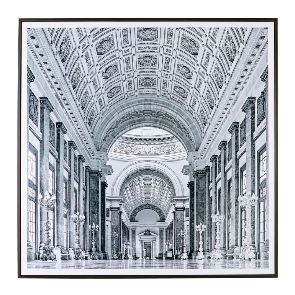 Quadro con cornice stile classico cm 90x90 - Samnite