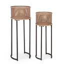 Set  2 porta piante Elton stile luxury - Samnite