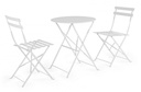 Set giardino Bistrot bianco bizzotto tavolo sedie - Samnite