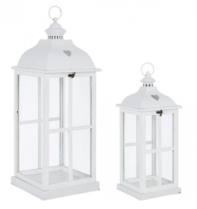 Set2 Lanterna Cross Cuore Qu Bianco   - Samnite