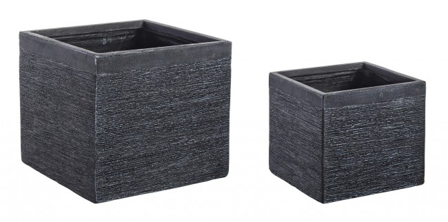 Set2 P.Vaso Graffiti Qu Nero Basso - Samnite