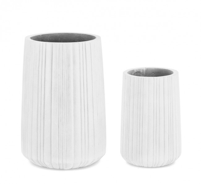 Set2 P.Vaso Halong Cil Bianco - Samnite