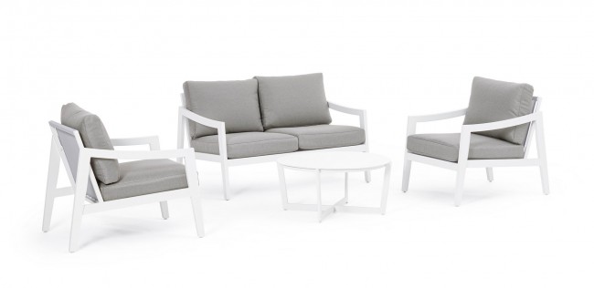 Set4 Salotto C-C Sirenus Bianco Yk11 - Samnite