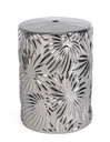 Sgabello Sfinge Leaf Argento  Cod.0740039 - Samnite