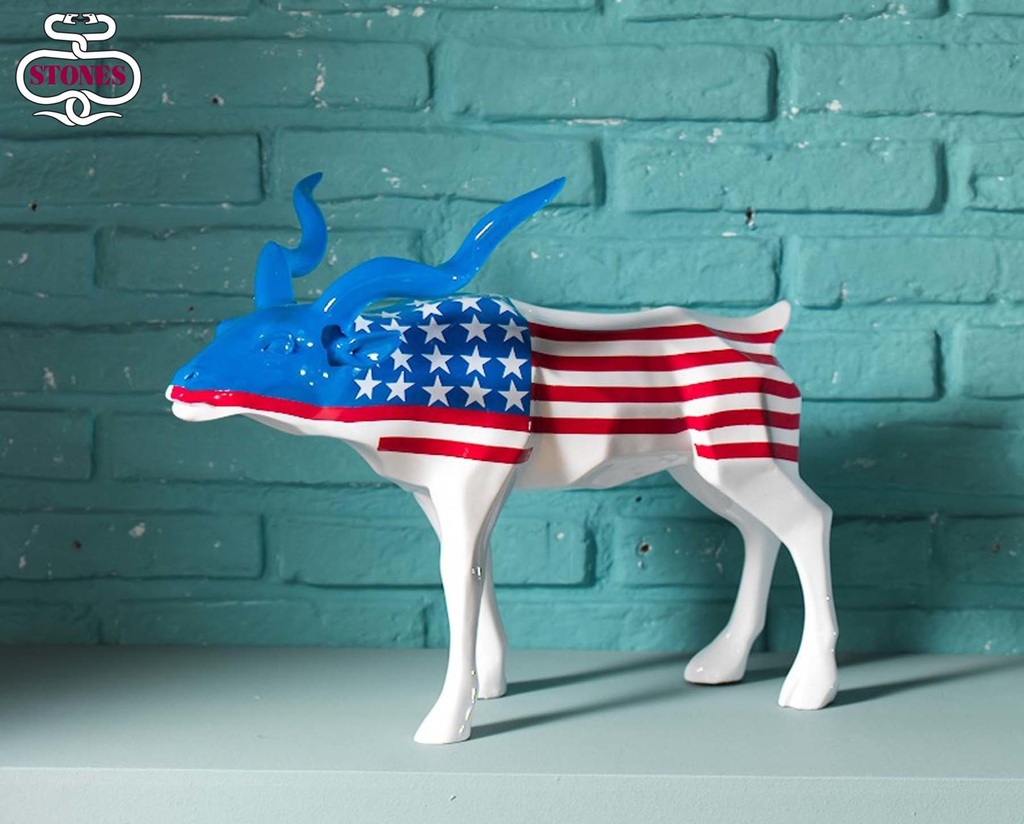 Soprammobile decorativo in poliresina 20x41x33h cm - Samnite