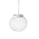 Sospensione 20W Led 4000K  linea cage  bianco - Samnite