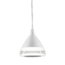Sospensione Led 20W 3000K  linea graal  bianco - Samnite