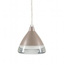 Sospensione in Alluminio Pressofuso con Diffusore in Acrilico - 20W, 1955 Lumen, Luce Naturale tortora - Samnite