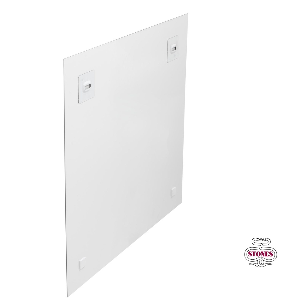 Stampa su vetro 80x120 cm con tela multicolor - Samnite