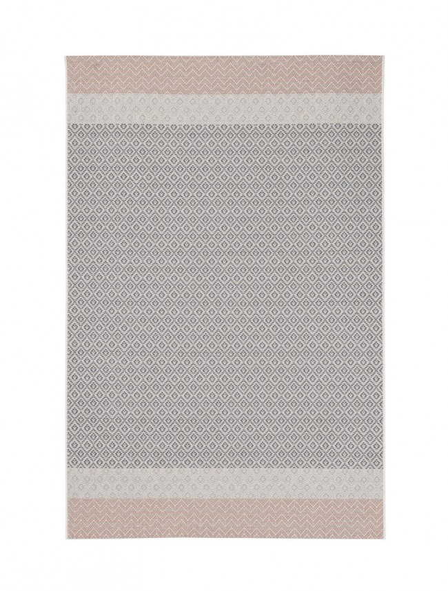 Tappeto Leev Beige-Blu-Arancio 160X230 - Samnite