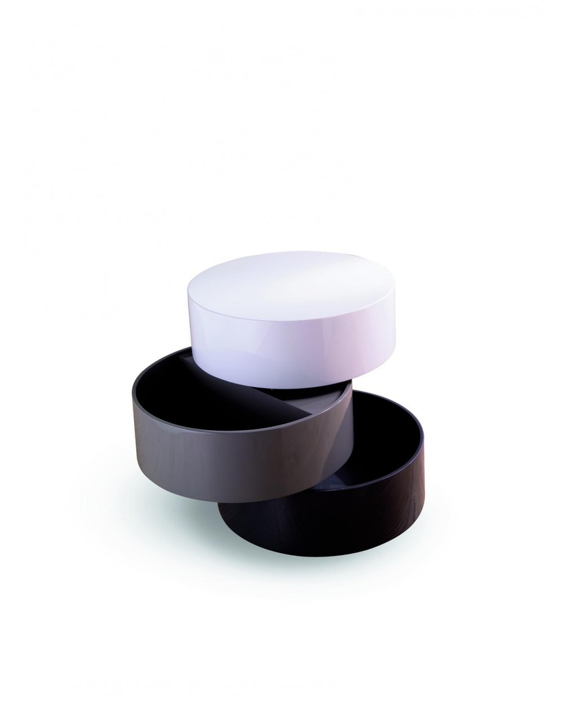 Tavolino 50 x 50 x 32h - Twist 2 - Samnite