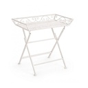 Tavolino classico in metallo Emily rettangolare - Samnite