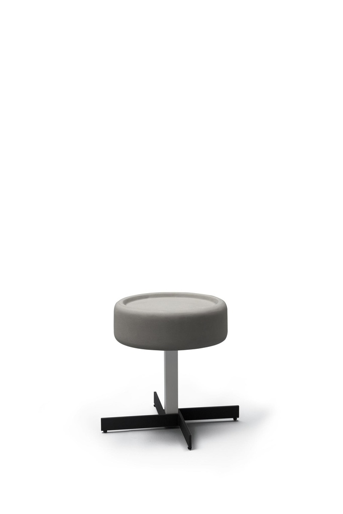 Tavolino in mdf con top grigio D4D452h cm - Samnite