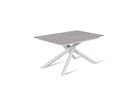 Tavolo allungabile antracite-bianco 90 cm x 140- 190 cm H. 76 cm - Samnite