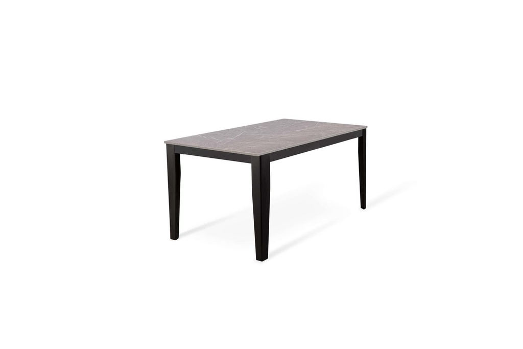 Tavolo allungabile antracite-nero 90 cm x 156- 316 cm H. 76 cm - Samnite