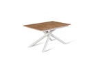 Tavolo allungabile rovere-bianco 90 cm x 140- 190 cm H. 76 cm - Samnite
