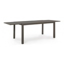 Tavolo per esterno allungabile in alluminio Caffè HILDE YK14 160-240x90x h75 cm - Samnite