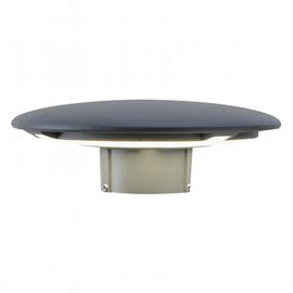 Testapalo in alluminio pressofuso con diffusore in termoplastico opalino - 18W, 1971 lumen, 3000°K grafite - Samnite