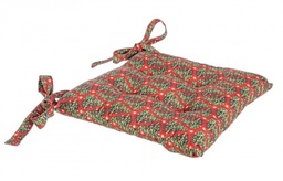 [S-B0933643] 10x Copriseduta Xmas Tree Rosso 40X40