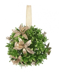 [S-B0934760] 12x Decorazione Sferica Bethany Champagne D1