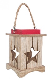 [S-B0928210] 12x Lanterna Finland Stella Rosso