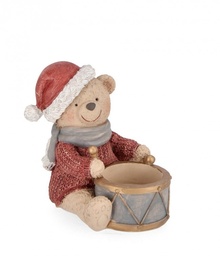 [S-B0971493] 12x Orso Alton Seduto Rosso C