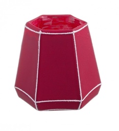 [S-B0914706] 12x P.Candela Vt Prisma Shape Rosso