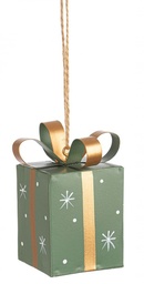 [S-B0938538] 12x Pendaglio Bert Pacco Regalo Verde