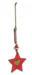 [S-B0917440] 12x Pendaglio Bormio Stella Cuore L